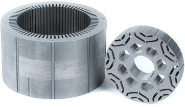 Stators and rotors are applied in electric driven vehicles